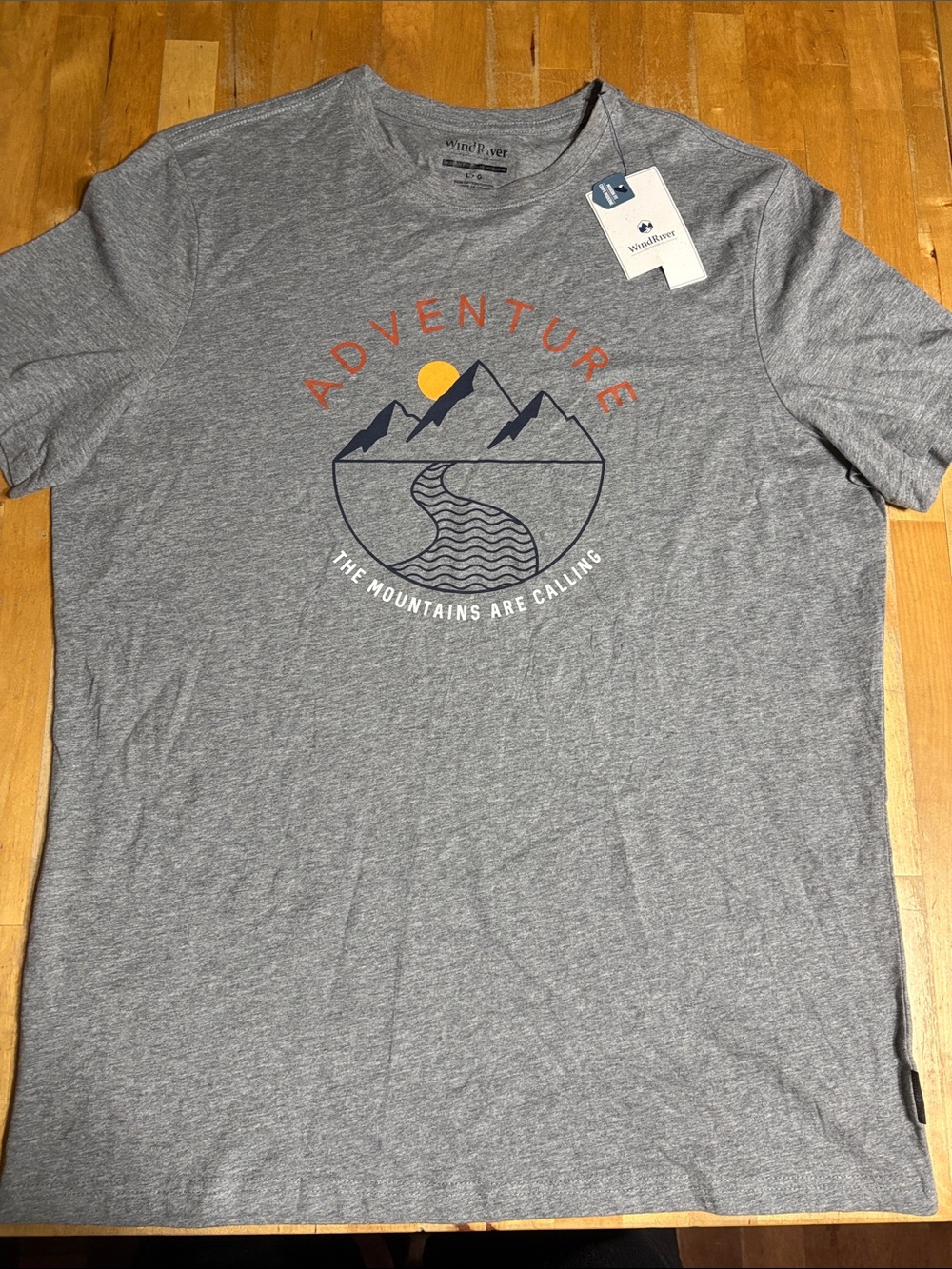 Wind River NWT Grey 'Adventure' Graphic Tee